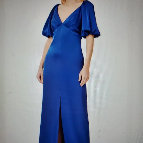 aidan mattox blue dress Bluebell Gown by Aidan Mattox